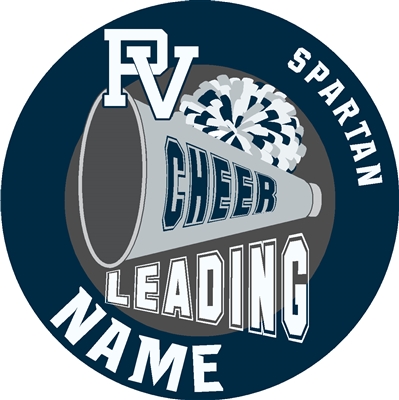 Spartan Cheerleading car Decal